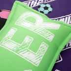 Girls Soccer Kick Comforter Set