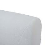 Boucle Fabric Minimalist Bed