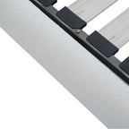 Boucle Fabric Minimalist Bed