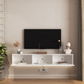Minimalist Floating TV Stand with LED Lights for 55–65" TVs