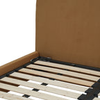 Boucle Fabric Minimalist Bed