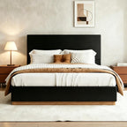 Velvet Dream Bed with Enclosed Wood Base