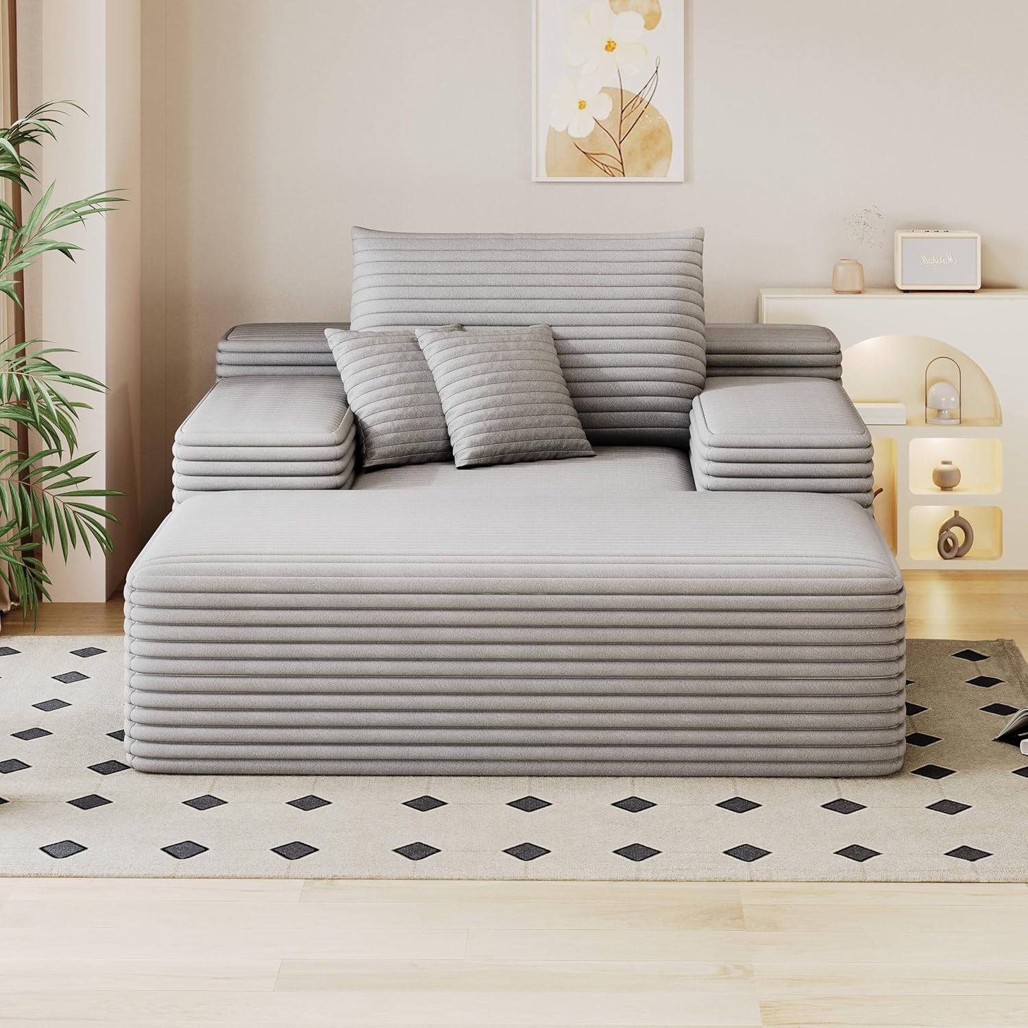 Foldable Sofa Bed in a Box – Modern Convertible Space-Saving Sofa
