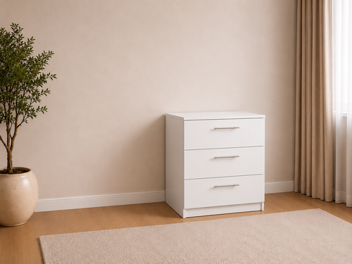 3-Drawer Chest – Fully Assembled