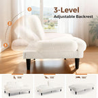 Beige Seventy Nine Inches Futon Sofa Bed Convertible