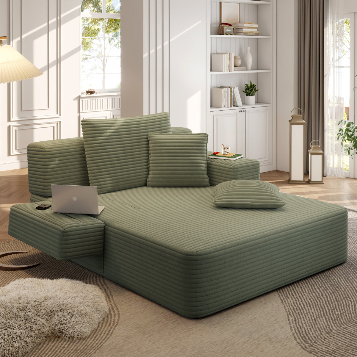 Foldable Sofa Bed in a Box – Modern Convertible Space-Saving Sofa
