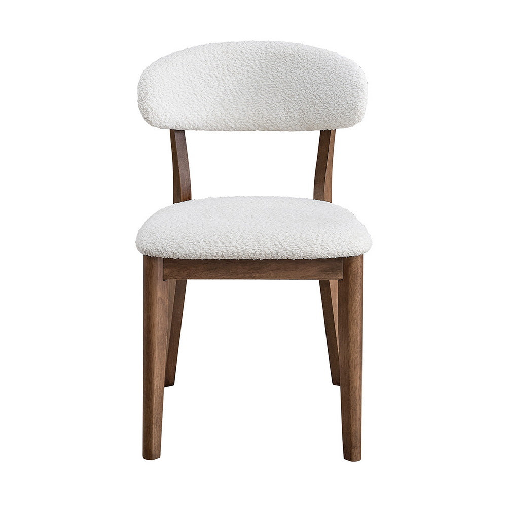 Scandinavian Dining Table Set with Upholstered Chairs for Small Spaces (Seats 4–6)