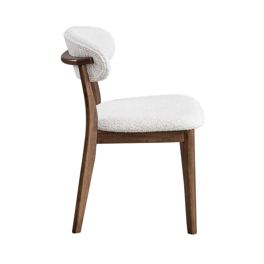 Scandinavian Dining Table Set with Upholstered Chairs for Small Spaces (Seats 4–6)
