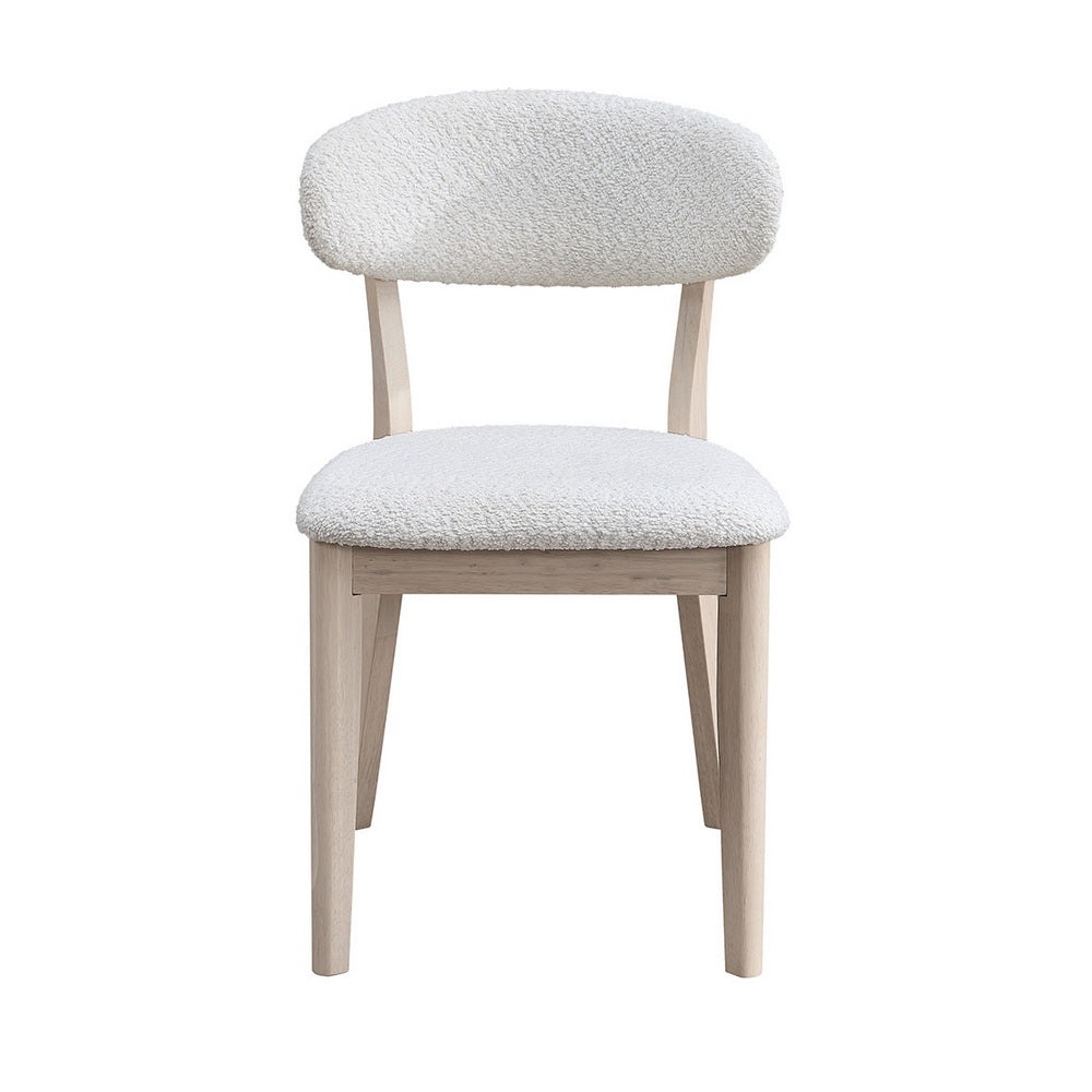 Scandinavian Dining Table Set with Upholstered Chairs for Small Spaces (Seats 4–6)