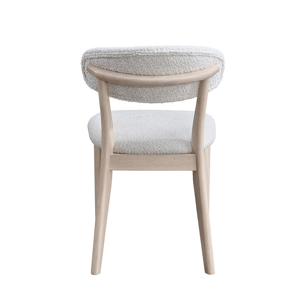 Scandinavian Dining Table Set with Upholstered Chairs for Small Spaces (Seats 4–6)