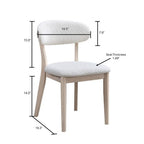 Scandinavian Dining Table Set with Upholstered Chairs for Small Spaces (Seats 4–6)