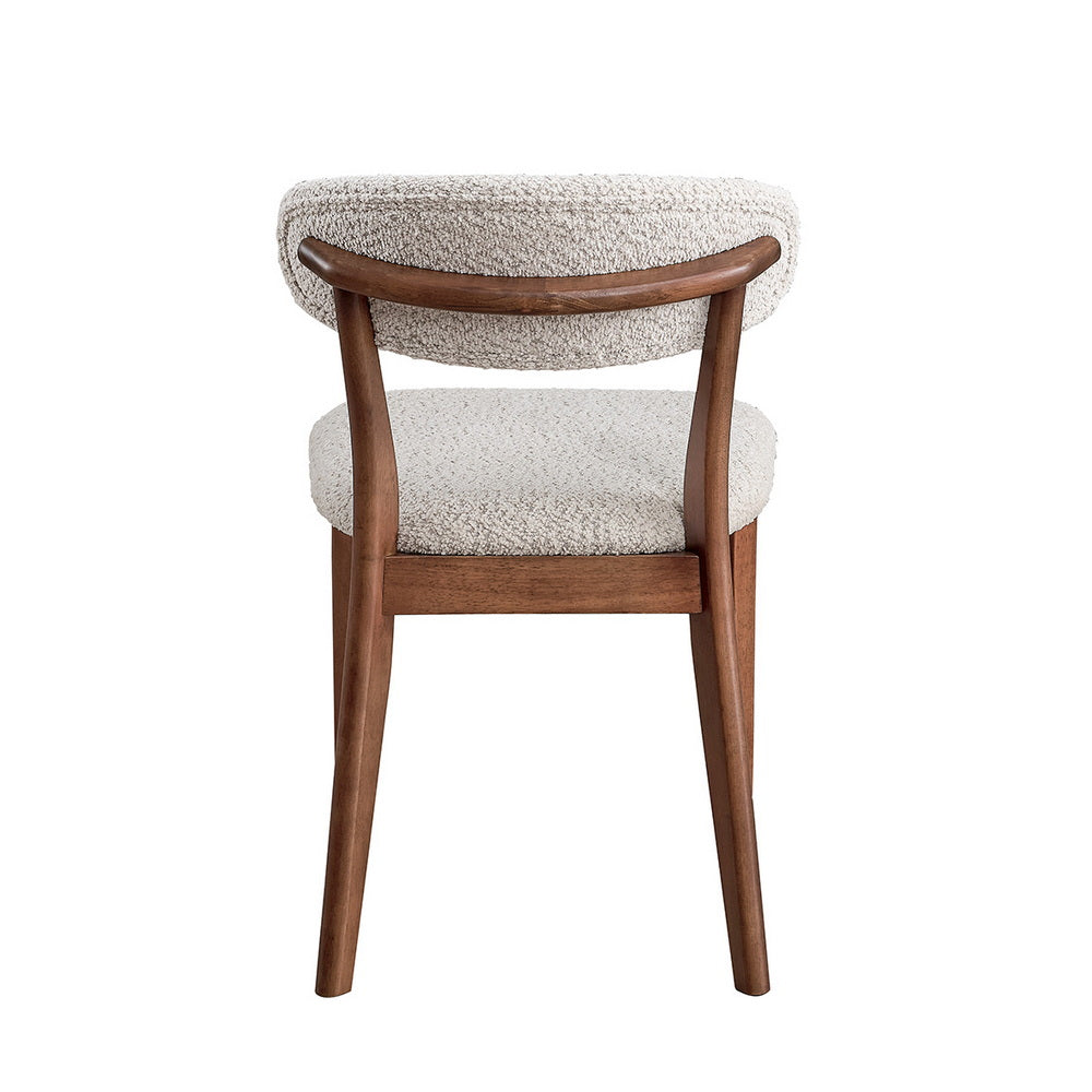 Scandinavian Dining Table Set with Upholstered Chairs for Small Spaces (Seats 4–6)