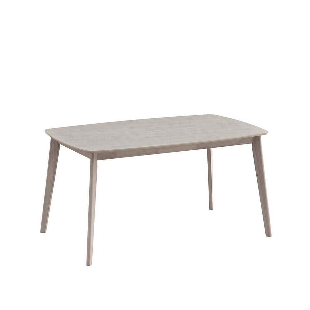 Scandinavian Dining Table Set with Upholstered Chairs for Small Spaces (Seats 4–6)