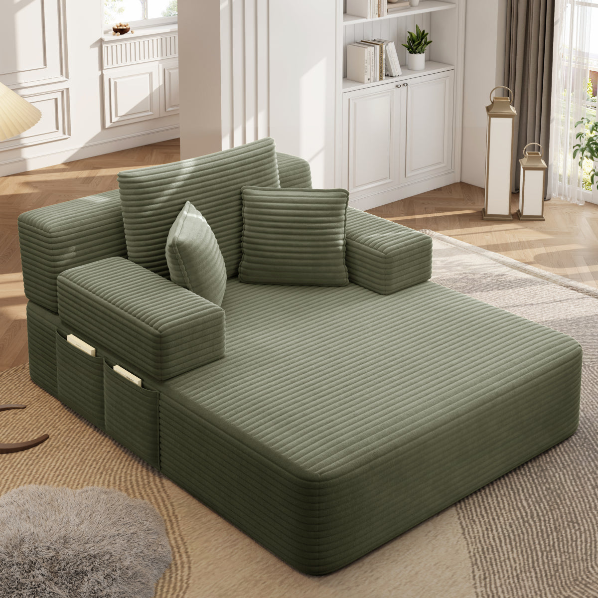 Foldable Sofa Bed in a Box – Modern Convertible Space-Saving Sofa
