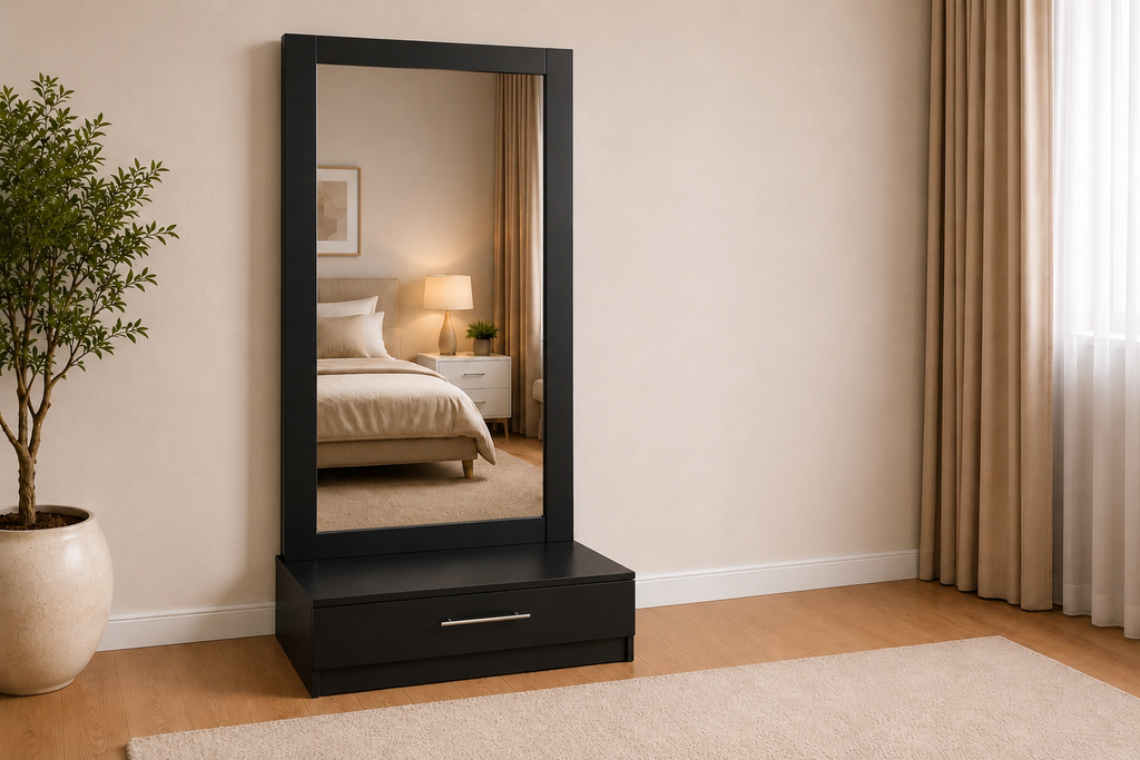 1-Drawer Chest with Mirror