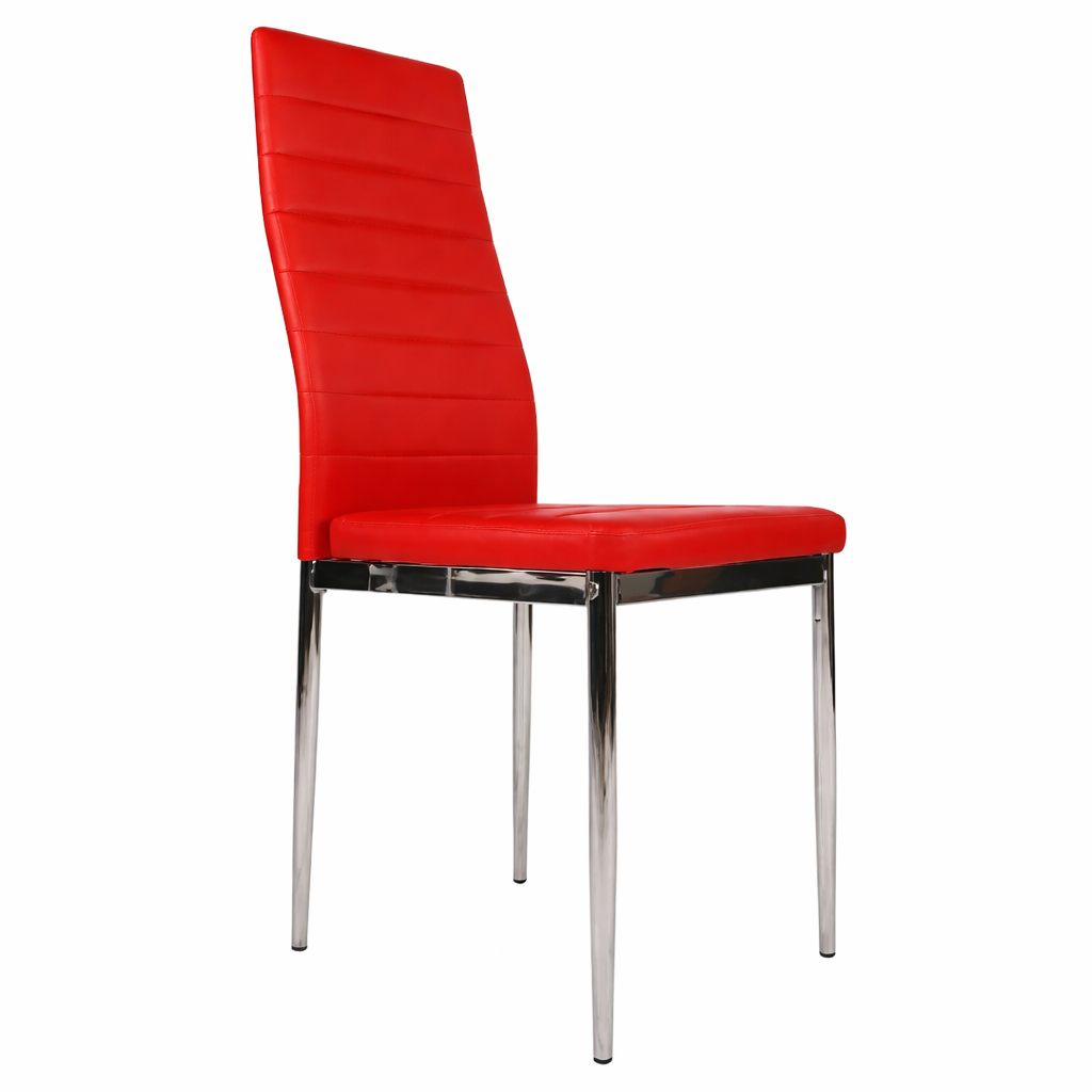 Classic Modern Chrome Dining Chair 258- (Set of 2)