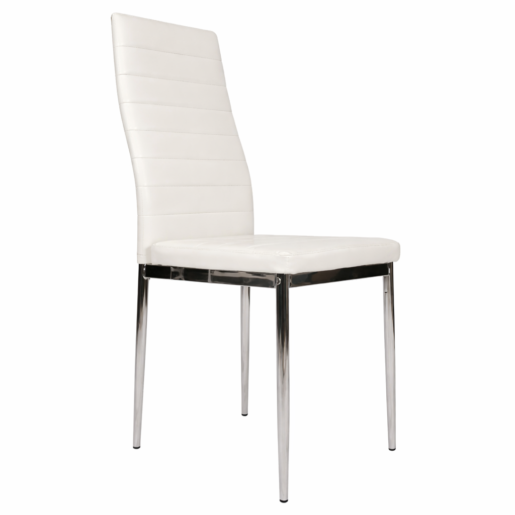 Classic Modern Chrome Dining Chair 258- (Set of 2)
