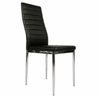 Classic Modern Chrome Dining Chair 258- (Set of 2)