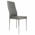 Classic Modern Chrome Dining Chair 258- (Set of 2)