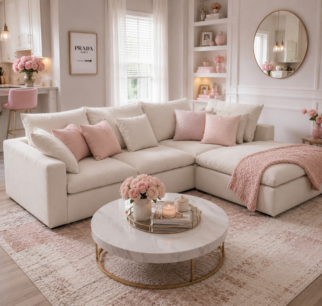 NEO Modular Sectional Sofa- Beige