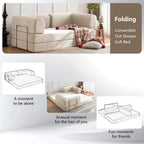 5-in-1 Convertible Sleeper Sofa Bed