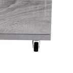 Modern Gray 5-Drawer Dresser with Wheels – Space Saving Storage
