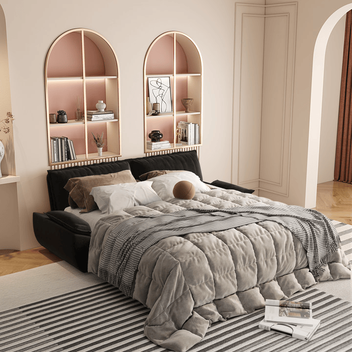 3-in-1 Convertible Pull-Out Sofa Bed – Modern Space-Saving Design