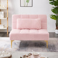 Pink Convertible Accent Chair