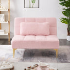 Pink Convertible Accent Chair