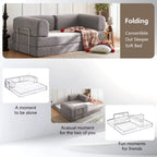 5-in-1 Convertible Sleeper Sofa Bed