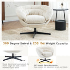 Chenille Swivel Accent Chair
