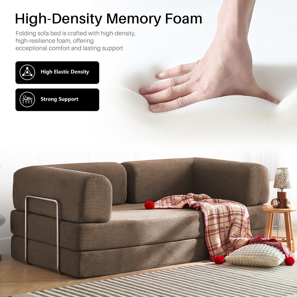 5-in-1 Convertible Sleeper Sofa Bed