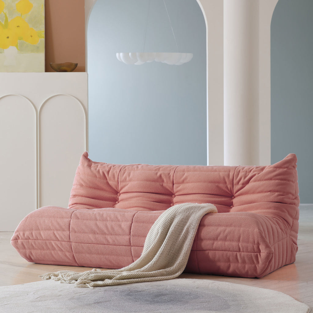 Nordic Modular Lazy Sofa Set – Sofa & Loveseat