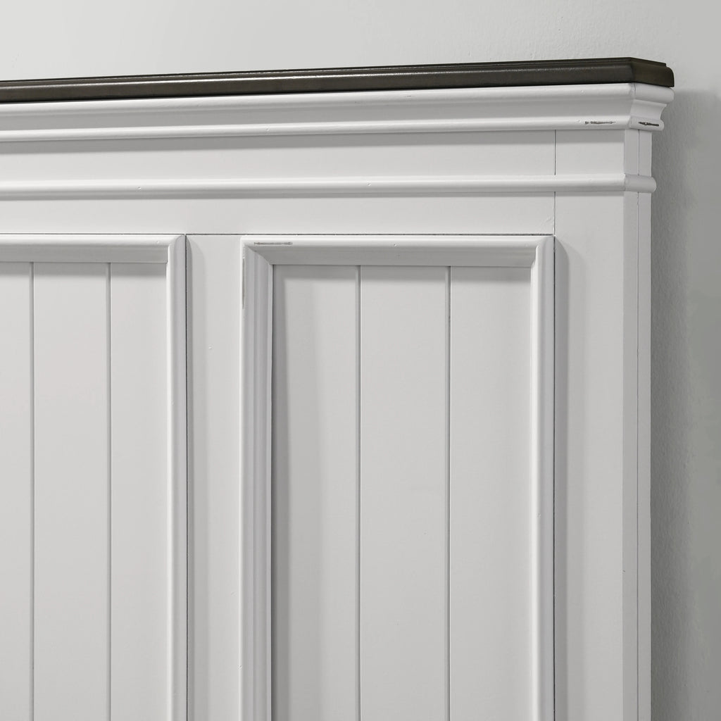 Weathered White Farmhouse Queen Bedroom Set