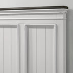 Weathered White Farmhouse Queen Bedroom Set