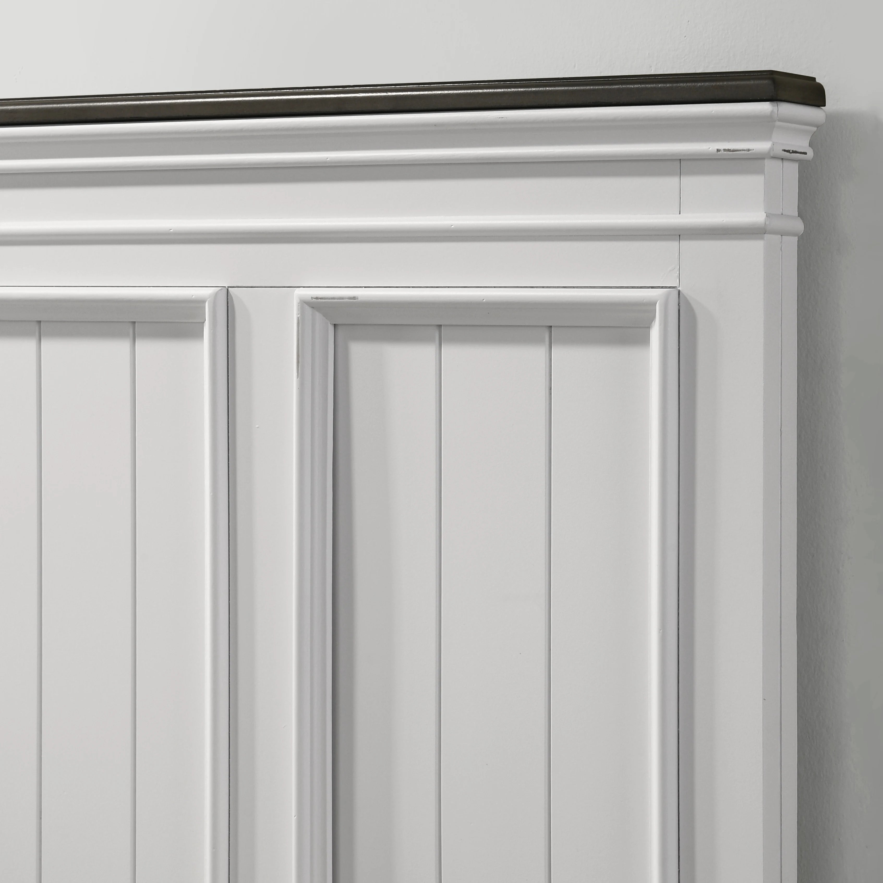 Weathered White Farmhouse Queen Bedroom Set