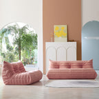 Nordic Modular Lazy Sofa Set – Sofa & Loveseat