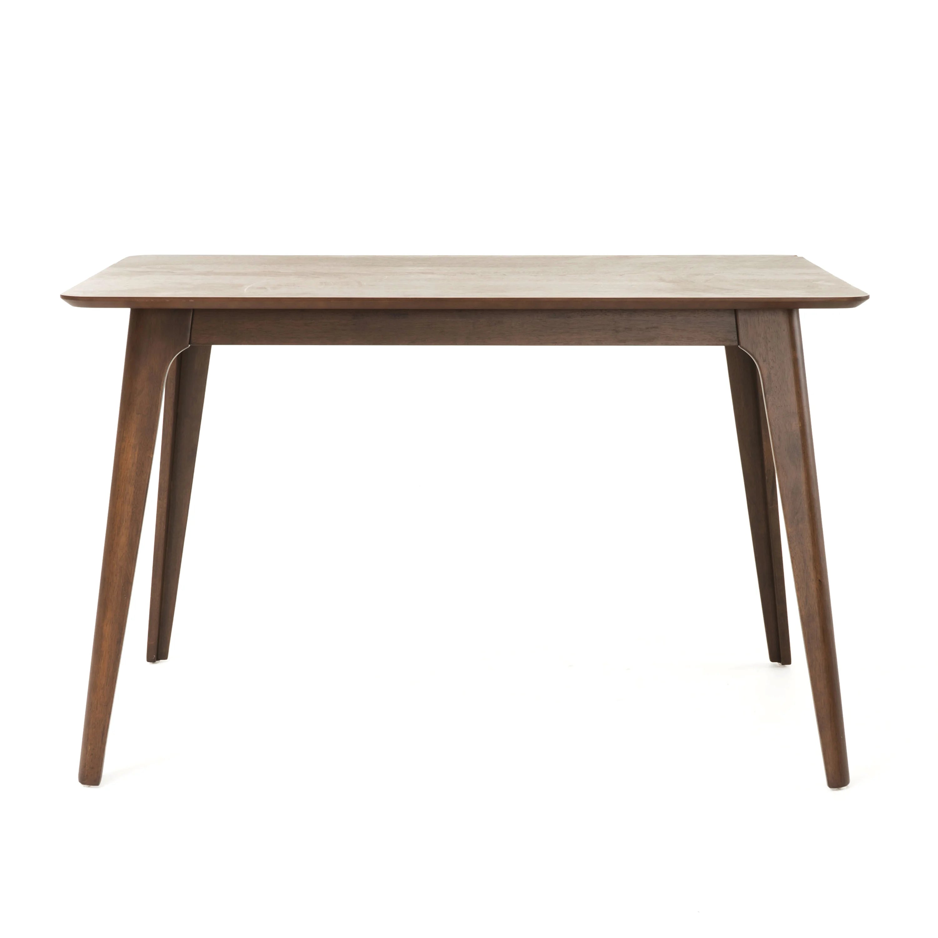 Modern Dining Table Set with 4 Chairs – Walnut Finish