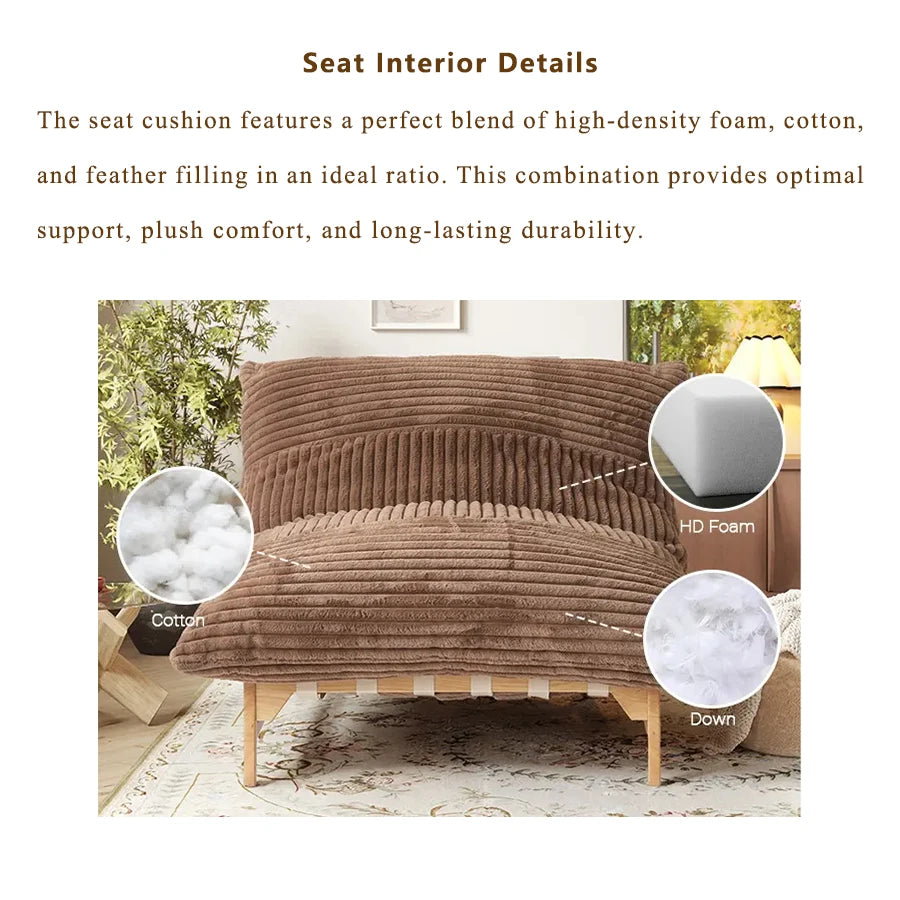 Nordic Minimalist Lounge Chair – Modern Floor Sofa
