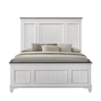 Weathered White Farmhouse Queen Bedroom Set