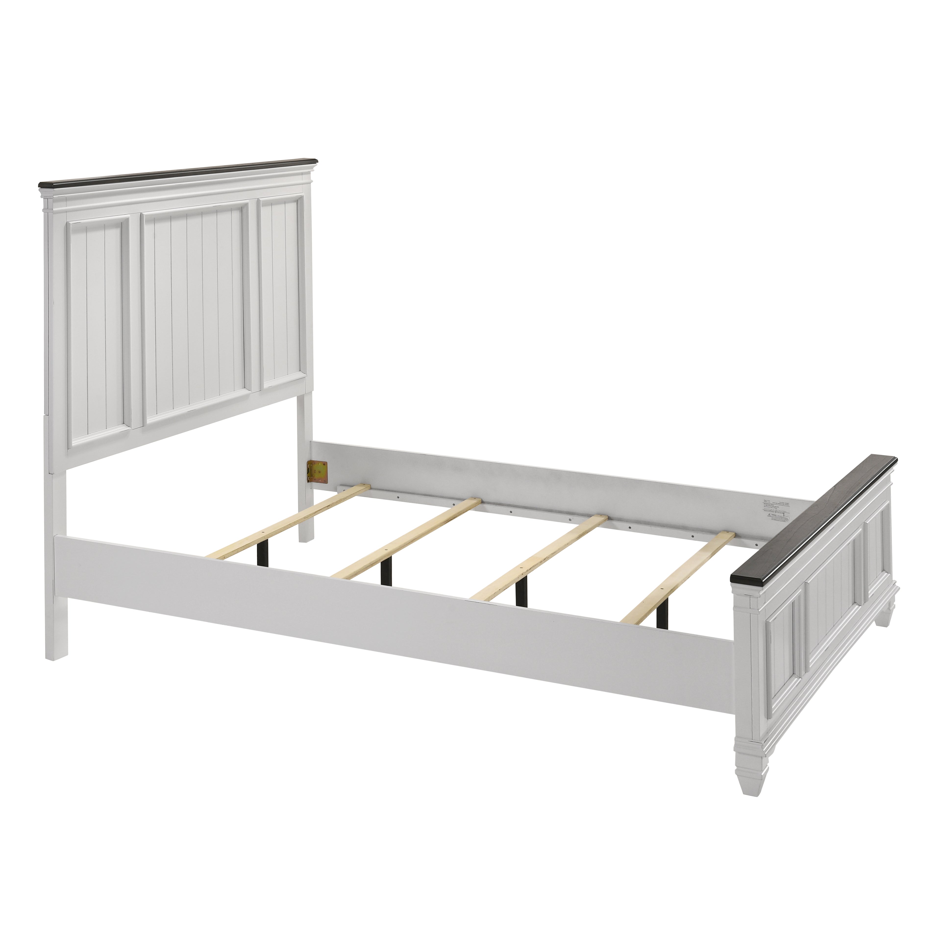 Weathered White Farmhouse Queen Bedroom Set