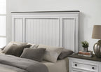 Weathered White Farmhouse Queen Bedroom Set