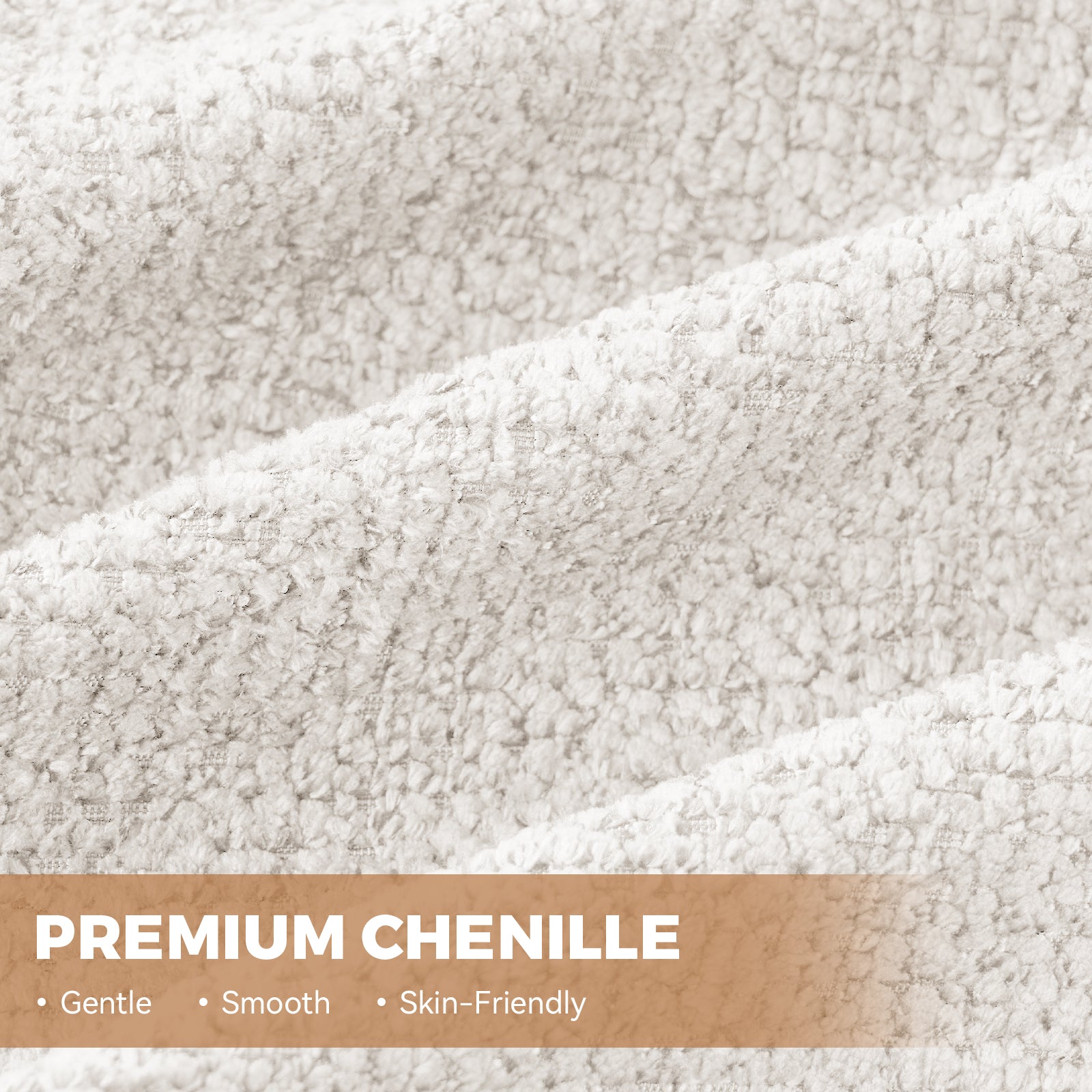 Oversized Chenille Cloud Sectional Sofa – Boneless L-Shaped Deep Seat Couch