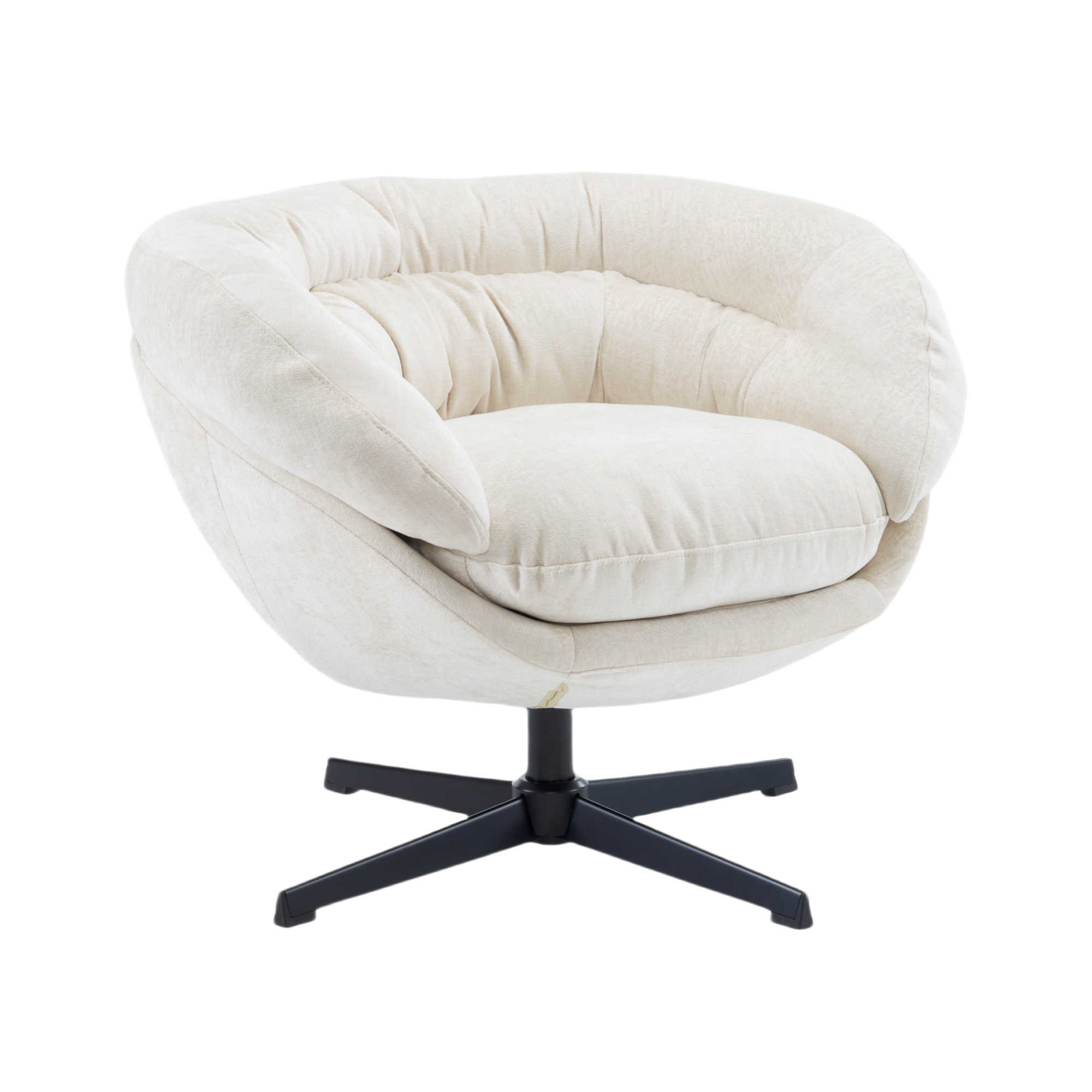 Chenille Swivel Accent Chair