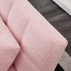 Pink Convertible Accent Chair
