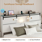 Modern Bed Frame with Built-In Charging Station
