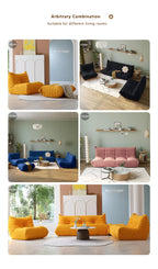 Nordic Modular Lazy Sofa Set – Sofa & Loveseat