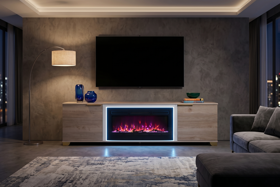 Lumina Fireplace TV Stand