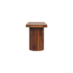 Astoria Fluted Bench – Amber Oak