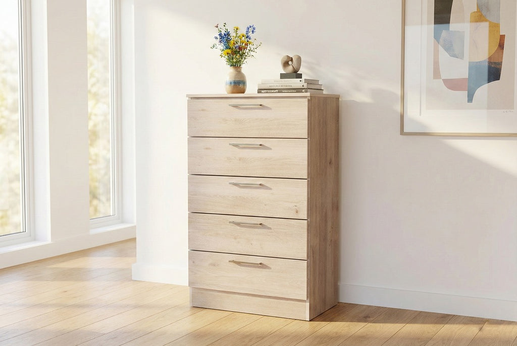 California 6-Piece Light Oak Bedroom Set